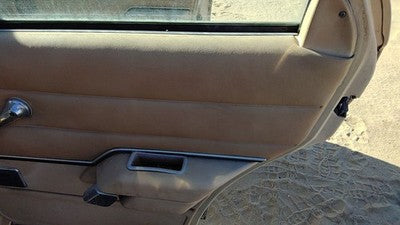 1984 Ford Tempo Passenger Right Rear Door Trim Panel Manual Windows Back Tan