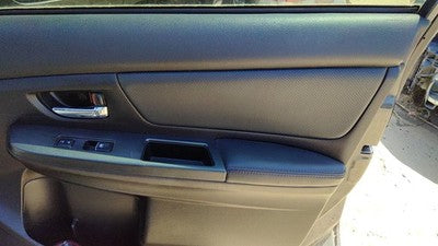 15-16 Wrx Passenger Right Front Inside Door Trim Panel Wth Switches Cbl30 Carbon