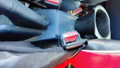 1989 Honda Civic Driver Left Front Seat Belt Buckle Receiver Oem Blue Sedan
