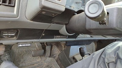 86-93 Chevy S10 Pickup Lower Dash Under Column Knee Bolster Trim Panel Dark Gray