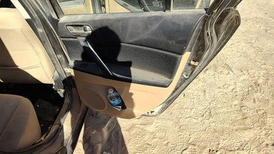 2010 11 Mazda 3 Passenger Right Rear Door Trim Panel With Switches Bt2 Dune Tan