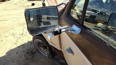 1980-1996 Ford F150 Driver Left Side Mirror Door Mounted Oem E5tz17696b