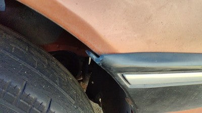 1985 Pontiac Sunbird Passenger Right Moulding From Fender Oem Trim Strip