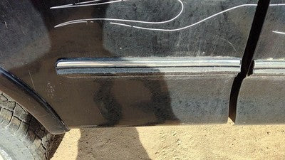 1997 Ford F150 Passenger Right Rear Moulding On Box Oem Black Ua