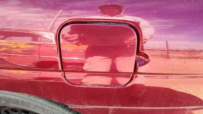 1995-2001 Chevy Lumina Fuel Tank Door With Hinge Gas Lid Oem Filler Red 10260156
