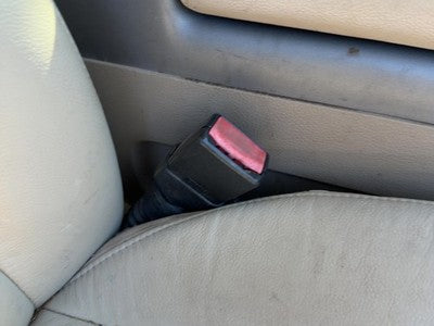 2004-2006 Ford F150 Passenger Right Front Seat Belt Buckle Receiver Oem Tan Hw