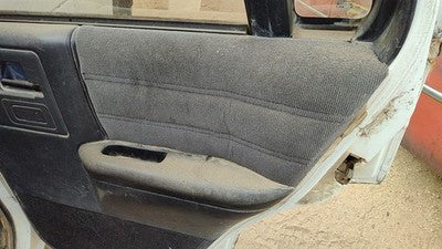 1993 S10 Blazer Passenger Right Rear Door Trim Panel With Switches Back Black