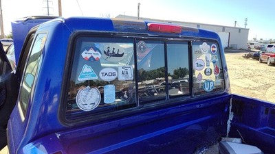 1998-2011 Ford Ranger Sliding Back Glass Rear Window Assembly Oem 6L5z13422b30ba