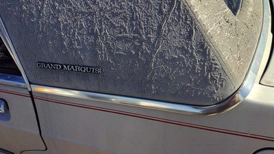 85 Grand Marquis Passenger Right Rear Chrome Trim Moulding Below Back Glass