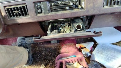 1985-1996 Olds Ciera Ash Tray Assembly Oem Slide Out Dash Red 10267452