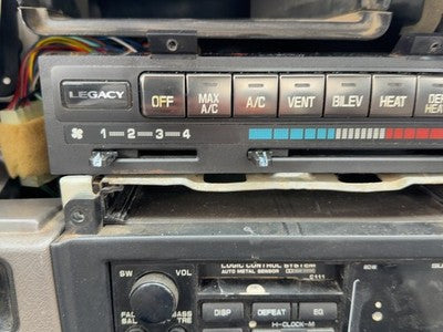 1990 Subaru Legacy Temperature Control Module In Dash Heater Ac Head Unit Oem