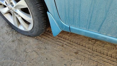 2012-2019 Nissan Versa Note Driver Left Moulding From Fender Trim Strip Blue Rbe