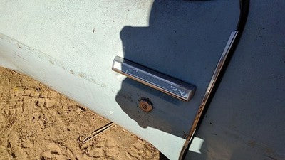 1975 Cutlass Supreme Driver Left Front Outside Door Handle Oem Blue 2 Door Coupe