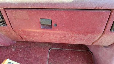 1988 Ford F150 Glove Box Assembly Complete Door With Latch Oem Red