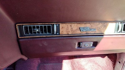 1982-1996 Buick Century Passenger Right Dash Woodgrain Trim With Hater Ac Vents
