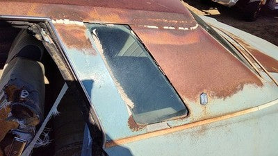 73-77 Supreme Driver Left Rear Quarter Glass Back Side Window 2 Door Coupe