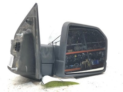 15-18 F150 Passenger Right Door Mirror Power Folding Chrome Blind Spot Alert