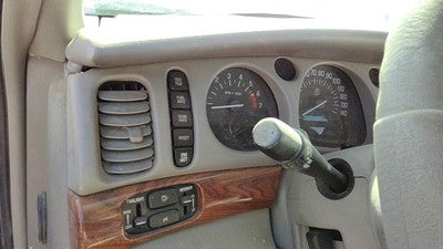 01-04 Lesabre Buick Trim Bezel Around Speedometer Dash Surround Panel Gray 17B