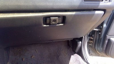 1991 Mitsubishi Galant Vr-4 Glove Box Assembly Complete Door With Latch Black
