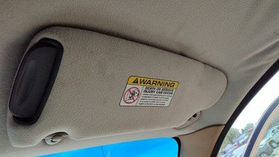 2000 Chrysler Town & Country Passenger Right Sun Visor Oem Tan Rf38Tl2Ab