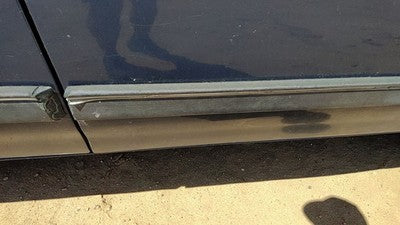 1994 Olds Cutlass Ciera Passenger Right Front Moulding From Door Trim Strip Blue