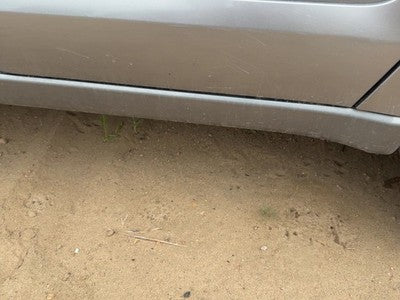 05-09 Legacy Outback Driver Lower Rocker Panel Moulding Side Skirt Silver Slq