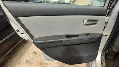 2010 Sentra Sr Driver Left Rear Inside Door Trim Panel With Switches Back Gray X