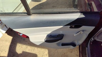 06-07 Accent Driver Left Rear Door Trim Panel Manual Window Back Fz Gray 4 Door