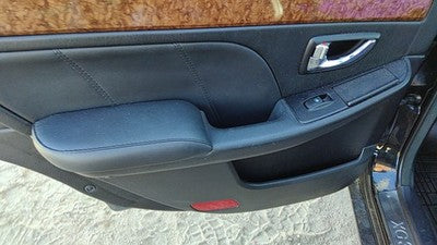 01-05 Hyundai Xg350 Driver Left Rear Door Trim Panel With Switches Back Black