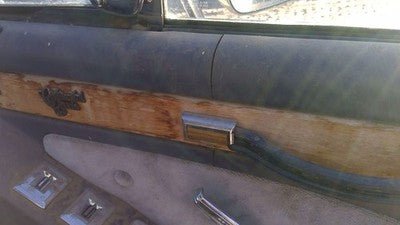 1989 Chevy G20 Van Passenger Right Front Inside Door Trim Panel Only Oem Blue