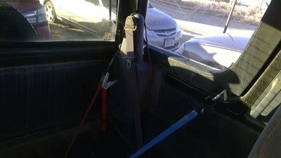 1996 Geo Tracker Driver Left Rear Back Seat Belt Retractor Shoulder Oem Black