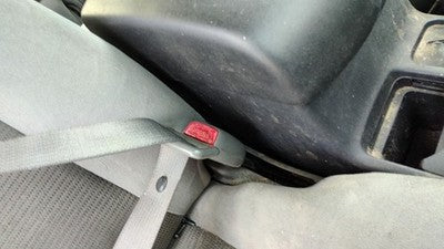 2007-10 Nissan Sentra Sr Passenger Right Front Seat Belt Buckle Receiver Gray X