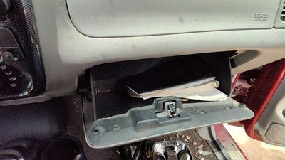 1998-2001 Mazda B2500 Glove Box Assembly Complete Door With Latch Oem Gray V2