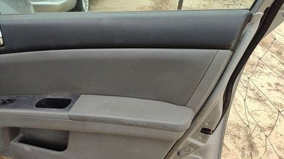 08-09 Sentra Passenger Right Front Door Trim Panel With Switches Charcoal W