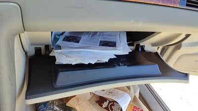 2002-2004 Audi A6 Glove Box Assembly Complete Door With Latch Oem Tan