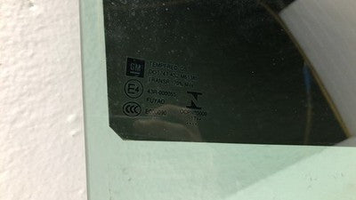 2018-2020 Buick Regal Passenger Right Rear Side Window Door Glass Oem Back