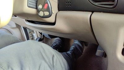 1997-2004 Buick Regal Lower Dash Under Column Knee Bolster Trim Panel Taupe 523
