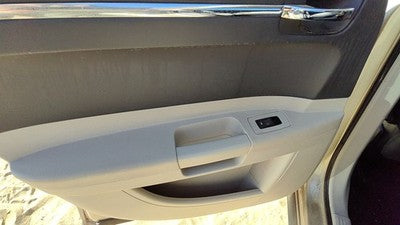 05-07 Chrysler 300 Driver Left Rear Door Trim Panel With Switches Back Gray D1