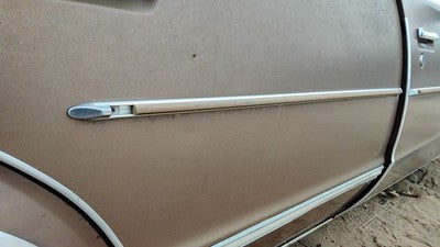 81 Malibu Passenger Right Rear Moulding From Door Back Trim Strip Tan 4 Door