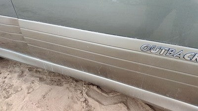 2000-2004 Legacy Outback Passenger Right Front Moulding From Door Oem Trim Strip