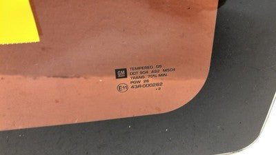 1996-2014 Chevy Express Van Driver Left Rear Back Window Oem Barn Door Glass