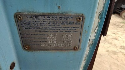 1973 Chevy C10 Driver Left Rear Brake Backing Plate Assembly Oem
