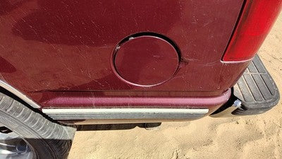 1992-2000 Gmc Yukon Fuel Tank Door With Hinge Gas Lid Oem Filler Maroon 15630141