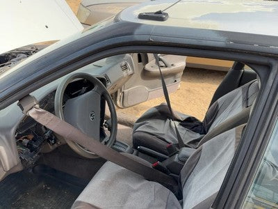 1990 Subaru Legacy Driver Left Seat Belt Track Assembly Oem Power Slide Gray