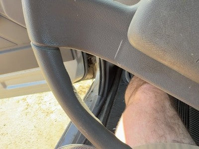 1991 Isuzu Pup Steering Wheel Oem Gray