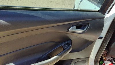 12-14 Focus Ford Driver Left Rear Door Trim Panel With Switches Back Black Ew