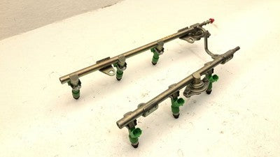 2013-16 Nissan Pathfinder Complete Fuel Rail With Injectors Set Loaded Oem 3.5L