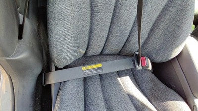 03-05 Cavalier Passenger Right Front Seat Belt Retractor OEM Shoulder Gray 12C