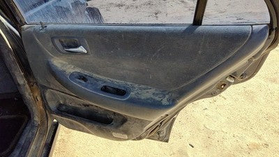 99 00 Honda Accord Passenger Right Rear Door Trim Panel With Switches Back Gray