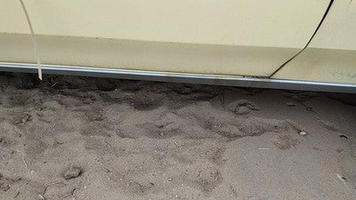 1980 Cadillac Deville Passenger Right Lower Rocker Panel Moulding Side Skirt Oem